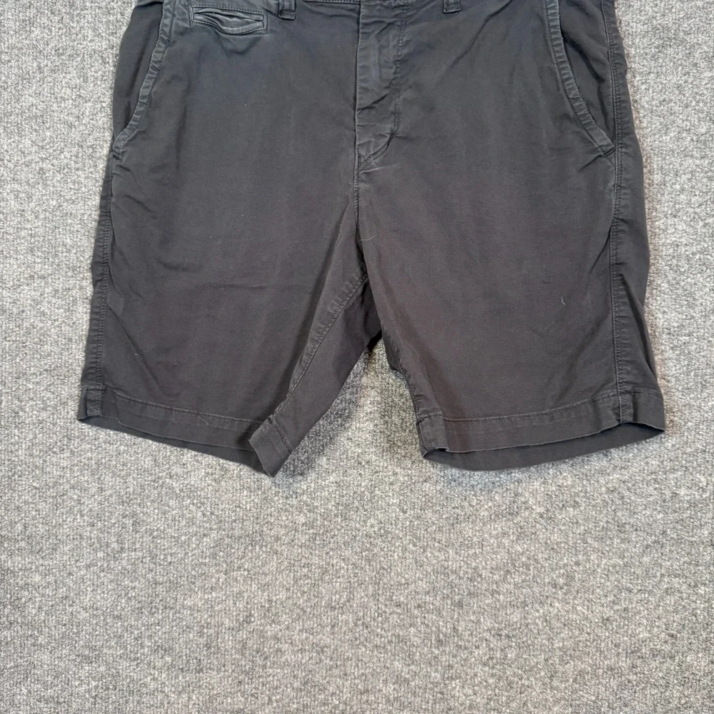 American Eagle Shorts Mens 31 Black Next Level‎ Flex Chinos Stretch Casual Y2K
